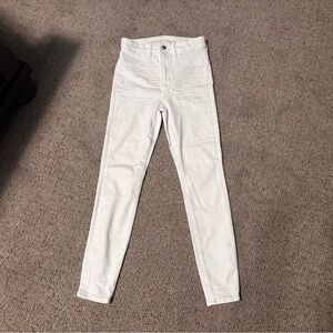 American Eagle Outfitters Women's High Rise White Jeans